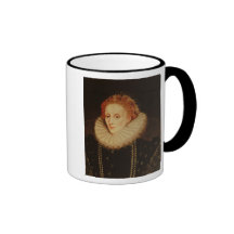 Porträt der Königin Elizabeth I Tee Tasse