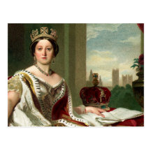 Porträt der Königin-Victoria Postkarten