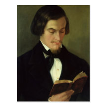 Porträt des Dichters Heinrich Heine 1842 Postkarten