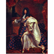 Porträt des französischen Königs Louis Xiv durch R Photo Statue