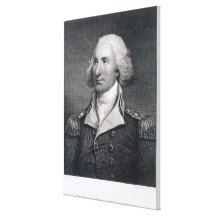 Porträt des Generalmajors Philip Schuyler, gravier Leinwanddruck