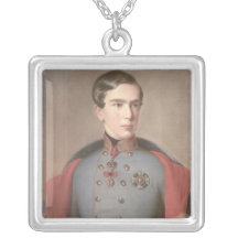 Porträt des Kaisers Franz Joseph von Österreich Halskette