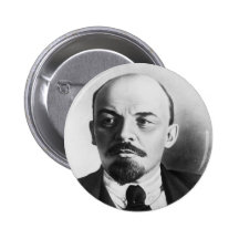 Porträt des Russen Vladimir Ilyich Lenin Buttons