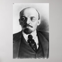 Porträt des Russen Vladimir Ilyich Lenin Plakate