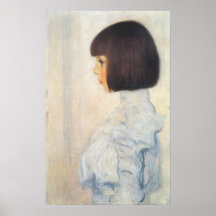 Porträt Gustav Klimt von Helene Klimt Posterdrucke