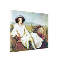 Porträt Johann Heinrich Wilhelm - Goethes Gespannter Galerie Druck
