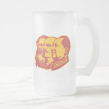 Porträt Marx Lenin Mao Tasse