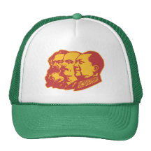 Porträt Marx Lenin Mao Truckercap