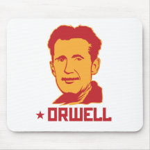 Porträt Mousepad Georges Orwell