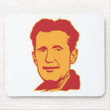 Porträt Mousepad Georges Orwell