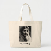 Porträt Virginias Woolf Tragetasche