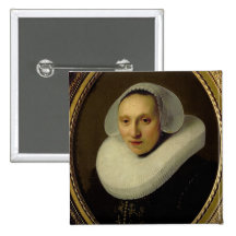 Porträt von Cornelia Pronck, Ehefrau von Albert Cu Anstecknadel