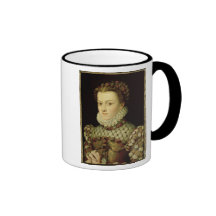 Porträt von Elizabeth von (1554-92) Königin O Öste Tee Haferl