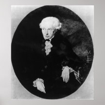 Porträt von Emmanuel Kant Plakat