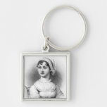 Porträt von Jane Austen Schlüsselbänder