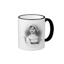 Porträt von Jane Austen Tee Haferl