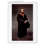 Porträt von Juan Llorente durch Francisco De Goya Grußkarten