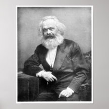 Porträt von Karl Marx Posterdrucke