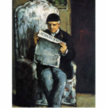 Porträt von Louis-Auguste Cézanne, der Vater von T Acrylausschnitte