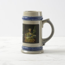 Porträt von Madame De Sorquainville By Perronneau Kaffeehaferl