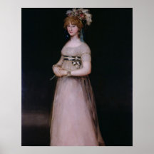 Porträt von Maria Theresa de Bourbon y Vallabriga, Plakatdruck