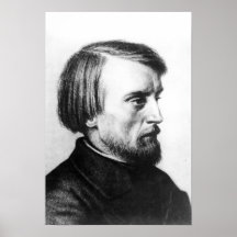 Porträt von Vissarion Grigorievich Belinsky Poster