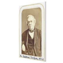 Porträt von William Makepeace Thackeray (1811-63) Leinwanddruck