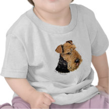 Porträt Walisers Terrier Tshirt
