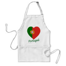 Portugal-Flaggen-Herz Schürze
