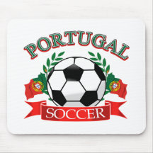 Portugal-Fußballentwürfe Mousepads