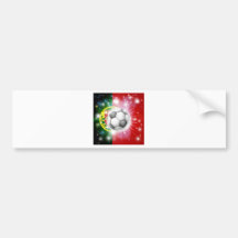 Portugal-Fußballflagge Auto Aufkleber