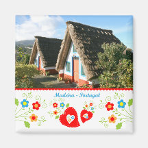 Portugal in den Fotos - Madeira-Insel Kühlschrankmagnet