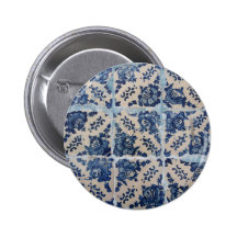 Portugiese Azulejo Fliesen Buttons