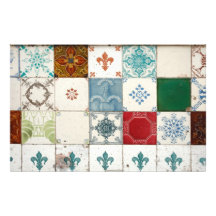Portugiesische Fliesen Individuelle Druckpapiere