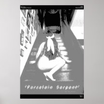 Porzellan-Schlange [SilverGloss_LimitedSelections] Plakate