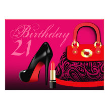 Posh Geldbeutel, hoher Heels und Lippenstift-21. G Personalisierte Ankündigungen