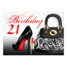 Posh Geldbeutel, hoher Heels und Lippenstift-21. G Individuelle Einladungen