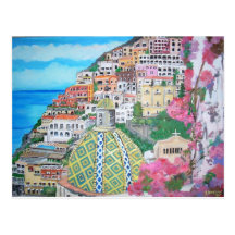 Positano, Italien - Postkarte