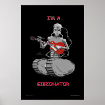 Position-ICh morgens ein Gibzonator Plakatdrucke