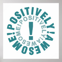 Positiv fantastisch! Plakat