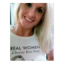 PostcardReal Frauen wählen Ron Paul Postkarten