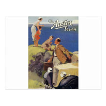 Posten Card1935-AustinSeven Postkarten