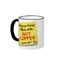 Posten HEISSER KAFFEE - Becher Tee Tasse