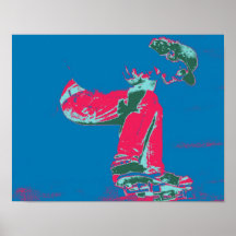 Poster Skater Pop Art