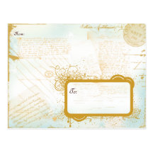 Postkarte #1 Lettres Des Paris