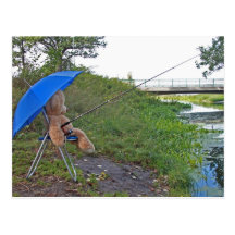 Postkarte - am Kanal