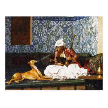 Postkarte: Arnaut durchbrennenrauch in der seiner 