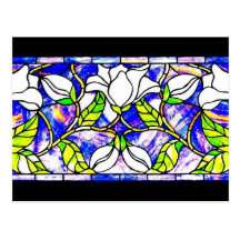 Postkarte-Befleckter Glas-Louis Tiffany 16