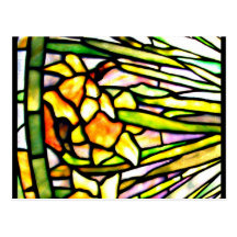 Postkarte-Befleckter Glas-Louis Tiffany 7