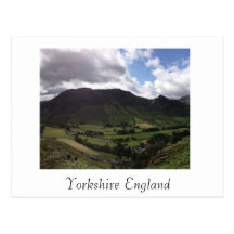 Postkarte betitelte Yorkshire England